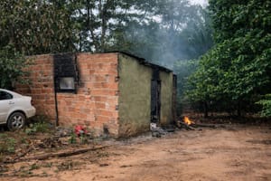 PM prende suspeito de incendiar casa após discussão com a esposa no interior de MT