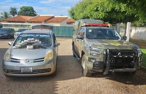 Policiais do Gefron apreendem 65 quilos de drogas e dá prejuízo de R$ 1,1 milhão às facções