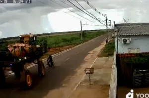 Adolescente de 15 anos morre ao tentar atravessar por baixo de pulverizador agrícola em Água Boa