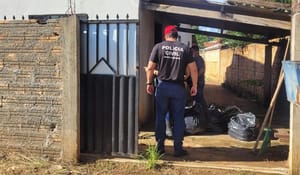 Tesoureira de facção é preso; criminoso quebrou aparelhos celulares durante abordagem