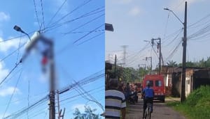 Homem morre eletrocutado ao tentar ligação clandestina