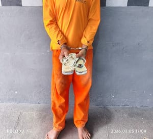 Droga é encontrada escondida em chinelo de reeducando na PCE em Cuiabá; veja vídeo