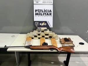 Menor é apreendido com drogas e arma durante operação em VG; pai é apontado como mandante