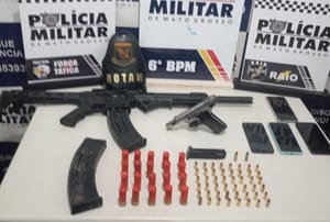 Mais de 80 suspeitos são presos e 40 armas apreendidas durante operações em MT