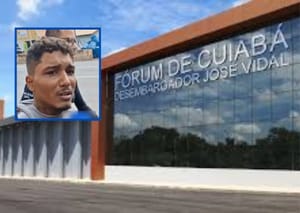 Suspeito de estuprar e matar irmã de 17 anos tenta suicídio após audiência no Fórum de Cuiabá