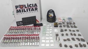 PMs da Força Tática prendem traficante com cocaína, maconha e lança-perfume