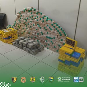 Operação na fronteira apreende quase 400 kg de drogas em Porto Velho