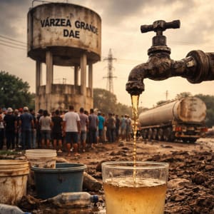 Água com fezes e descaso: DAE e Prefeitura de Várzea Grande na mira do Ministério Público