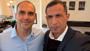 Coronel Assis se reúne com Eduardo Bolsonaro nos EUA e cita campanha pró-Flávio e oposição ao PT