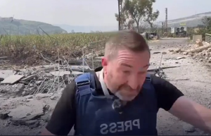 Míssil explode ao lado de repórter durante cobertura no Sul do Líbano