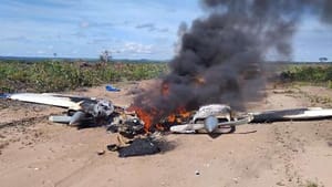 Avião bimotor desaparece e surge destruído em MT sem sinal de tripulação