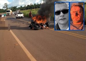 Óleo na pista provoca colisão brutal e mata empresários na MT-170, entre Brasnorte e Juína