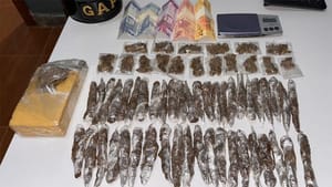 Traficante é preso com 65 porções de maconha; criminoso tentou fugir dos PMs