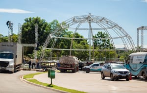 Parque das Águas recebe megaestrutura e programação histórica para celebrar os 307 anos de Cuiabá