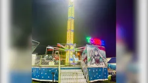 Brinquedo desaba e deixa 11 feridos no RS; vídeo registra o momento do acidente