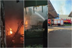 Incêndio destrói perfumaria em shopping; veja vídeo