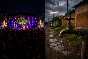Dinheiro para festa, torneiras secas: ExpoVG recebeu R$ 3,5 milhões de emenda parlamentar