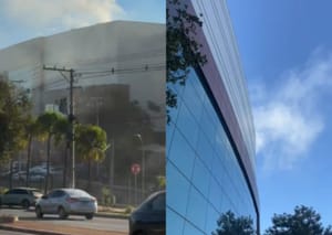 Princípio de incêndio provoca evacuação e correria dentro de shopping; veja vídeo