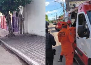 Ataque a facadas em praça termina com homem morto e suspeito foragido