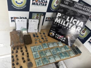 Policiais militares prendem homem com porções de drogas e R$ 20 mil em dinheiro em Cuiabá