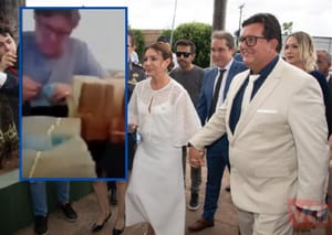 Vídeo mostra marido de Flávia Moretti contando dinheiro em espécie e gera repercussão