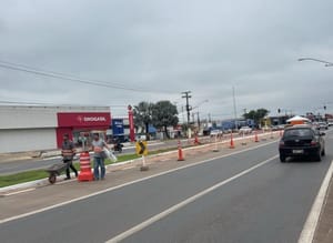 Obras do BRT entram em nova fase com implantação das estações em Várzea Grande