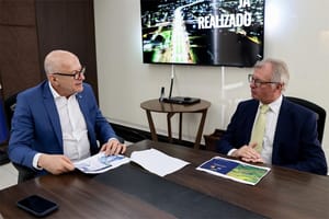 No Palácio Paiaguás, embaixador da Bélgica destaca potencial econômico de MT