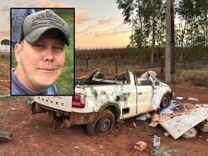 Empresário morre após perder controle de Saveiro e capotar na BR-163 em Mato Grosso