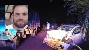 Motorista morre após batida violenta com caminhão em curva de estrada rural
