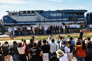 Governo e Rumo inauguram 1º trecho da Ferrovia Estadual: “MT é um exemplo do que o Brasil pode fazer”, afirma governador