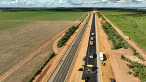 Duplicação da BR-163 avança com oito frentes de trabalho: 96 km estão em andamento