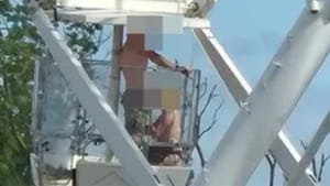 Casal é flagrado fazendo sexo em roda-gigante durante festival na Inglaterra