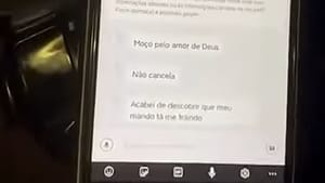 Motociclista de app de GO leva mulher para flagrar suposta traição em motel; veja o vídeo