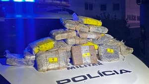 Motorista é preso com 27 quilos de "supermaconha" escondidas na cabine do caminhão