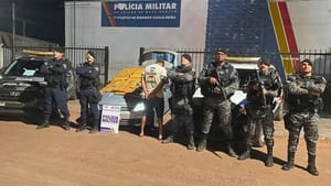Traficante é preso pela Força Tática e PRF com 55 quilos de maconha e "supermaconha"