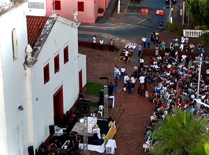 Vídeo de drone mostra celebração de Corpus Christi na Capital e encanta nas redes