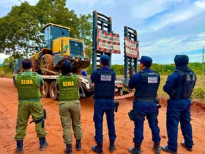 Operação apreende máquina usada em desmate ilegal e aplica R$ 1,5 milhão em multas em MT