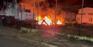 Barracão da Prefeitura de VG pega fogo e destrói materiais destinados a escolas e creches