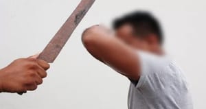 Filho mata pai com golpes de facão ao tentar defender a mãe