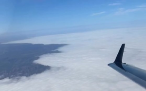 Mar de nuvens cobre Chapada dos Guimarães e transforma paisagem em cenário dos "Alpes Suíços"; veja vídeo