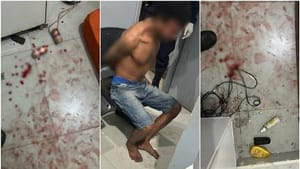 Homem é preso após quebrar garrafa na cabeça da companheira durante briga em MT