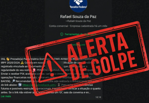 Golpe no WhatsApp usa nome da Receita Federal para enganar com falsa pendência de CPF