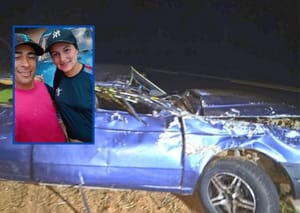 Grávida de 8 meses morre em capotamento provocado por marido bêbado e sem CNH