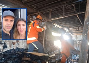 “Momento bem difícil”: dono de fábrica de pães mostra estragos após incêndio em Cuiabá
