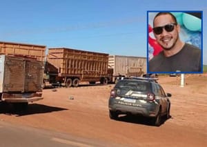 Motociclista tenta ultrapassar carreta bitrem e morre em grave acidente na MT-358