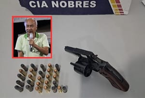 Armado e embriagado, vice-prefeito de Nobres é preso e teria ameaçado policiais