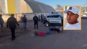 Criminosos matam "Grilo" na frente do filho durante trajeto para escola em Pontes e Lacerda