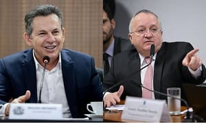 TRE condena Pedro Taques por publicações contra Mauro Mendes e aplica R$ 60 mil em multas