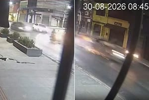 Vídeo flagra BMW em alta velocidade antes de atingir moto e matar jovem em Cuiabá