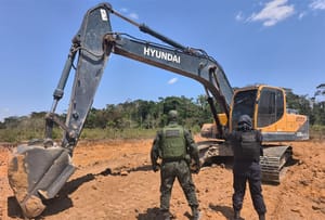 Batalhão Ambiental da PM apreende maquinas e fecha garimpos ilegais em MT